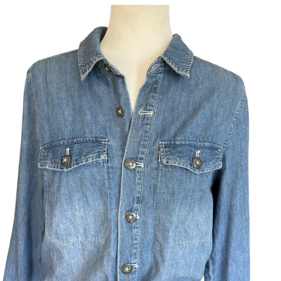 Free People Denim Romper - Picture 2 of 7